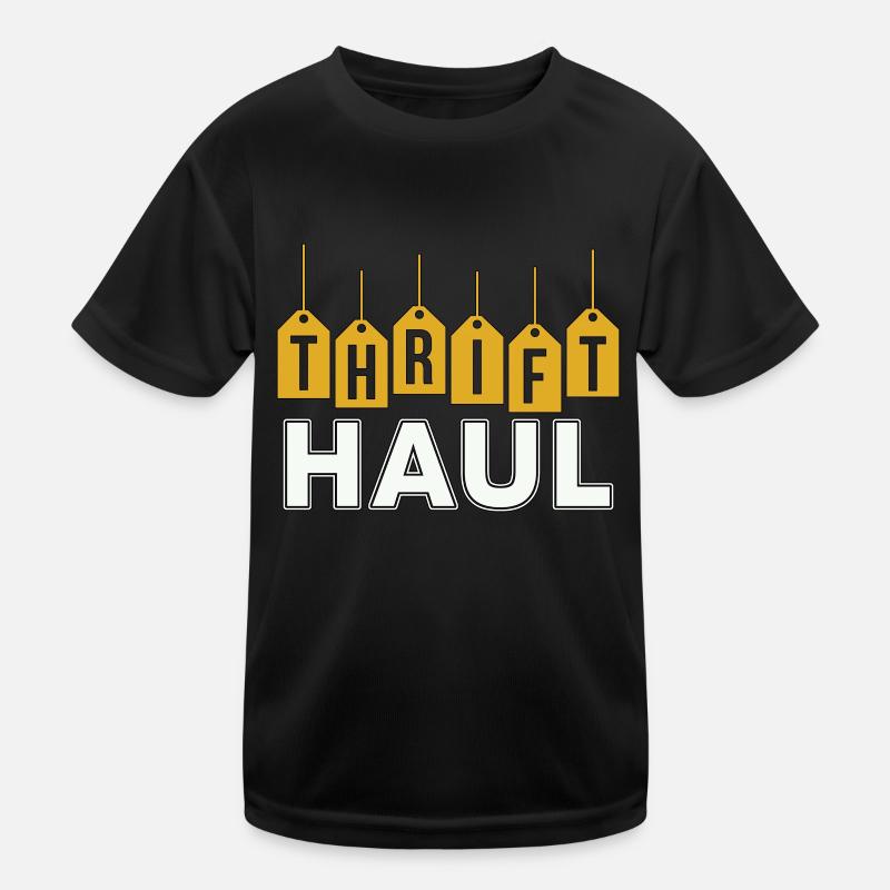 Thrift Shopping Thrift Haul Second Hand Thrifter Kids Functional T-Shirt