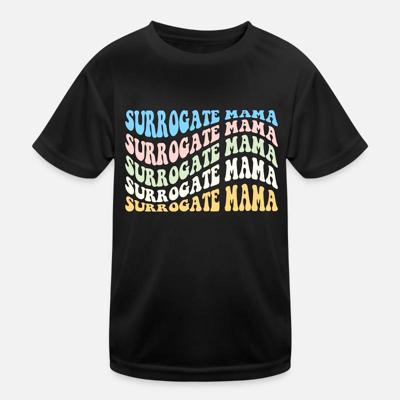 Surrogacy Surrogate Mama Retro IVF Mom Pregnancy Kinder Funktions-T-Shirt