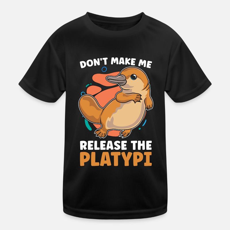 Ornithorynque ne me fait pas libérer la faune australienne T-shirt sport Enfant
