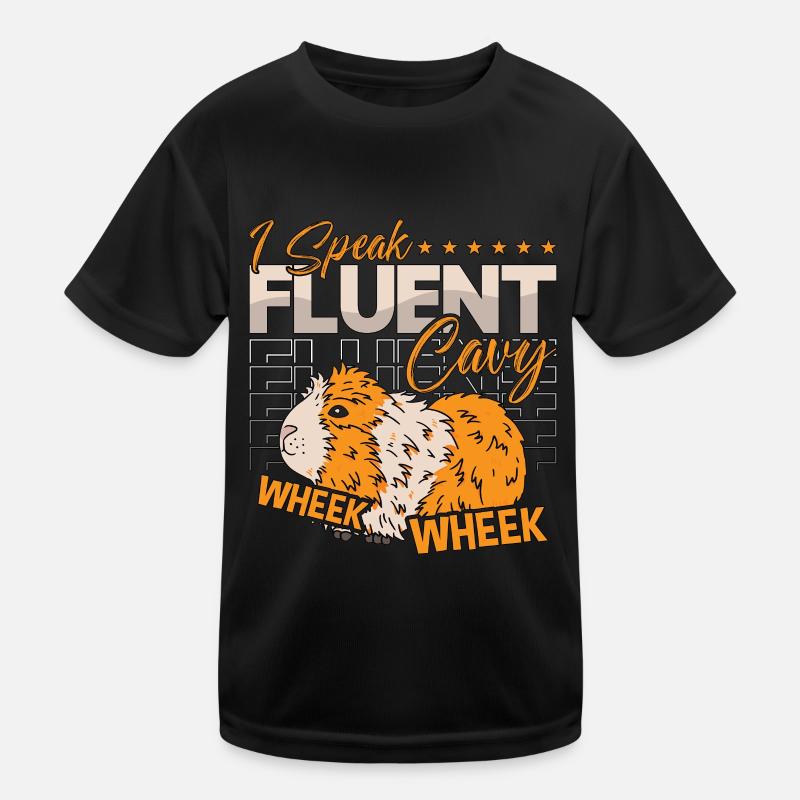 Cochon d’Inde Je parle couramment Cavy Wheek Animal Lover T-shirt sport Enfant