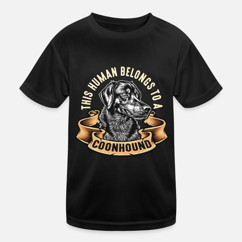 Coonhound Cet humain appartient à un marcheur arboricole T-shirt sport Enfant