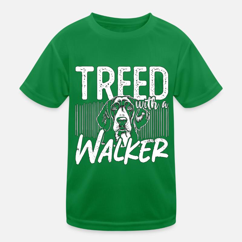 Coonhound Treed avec un Walker Bluetick Coonhound T-shirt sport Enfant