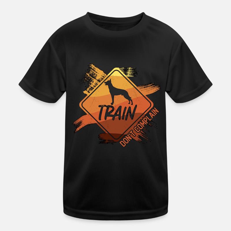 Train de dresseurs de chiens d’assistance Ne vous plaignez pas du propriétaire de chien T-shirt sport Enfant