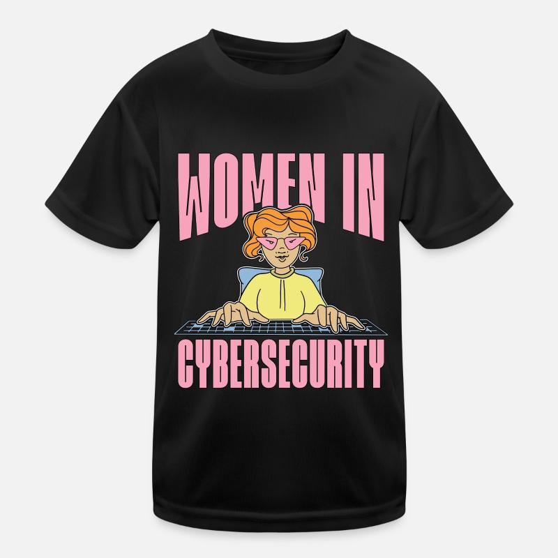 Cybersecurity Women In Cybersecurity Programming Kinder Funktions-T-Shirt