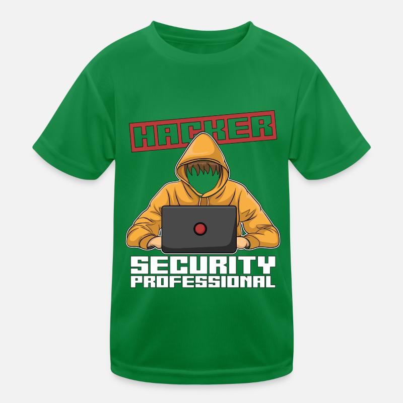 Cybersecurity Hacker Security Professional Analyst Kinder Funktions-T-Shirt