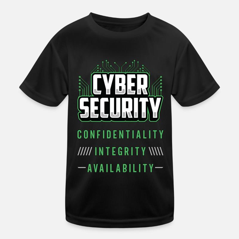 Cyber Security Confidentiality Integrity Analyst Kinder Funktions-T-Shirt