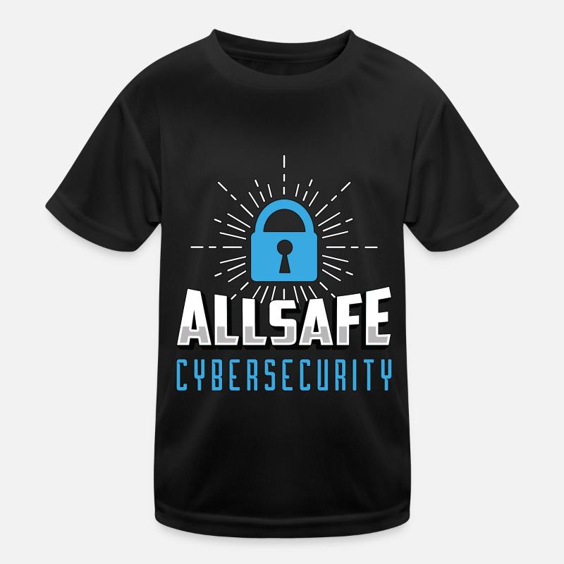 Cybersecurity Allsafe Cybersecurity Programmer Kinder Funktions-T-Shirt