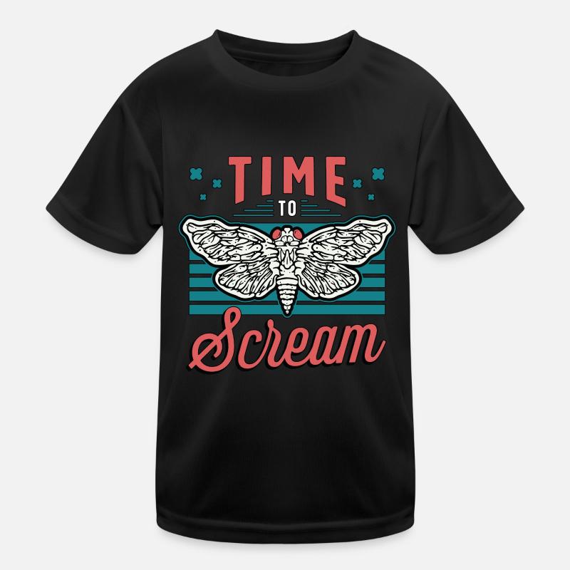 Cicadas Time To Scream Loves Periodical Cicadas Kinder Funktions-T-Shirt