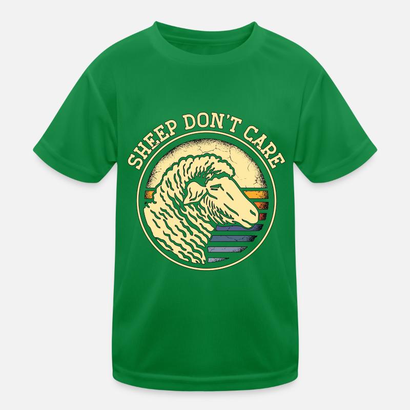 Moutons et chèvres d’élevage Les moutons ne se soucient pas du bétail T-shirt sport Enfant