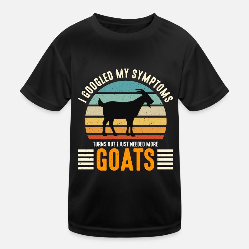 Élevage de chèvres J’ai googlé mes symptômes Animaux de ferme T-shirt sport Enfant