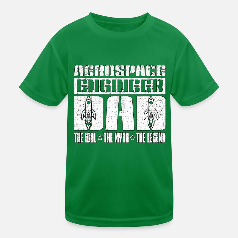 Aerospace Engineer Dad The Idol The Engineering Kinder Funktions-T-Shirt