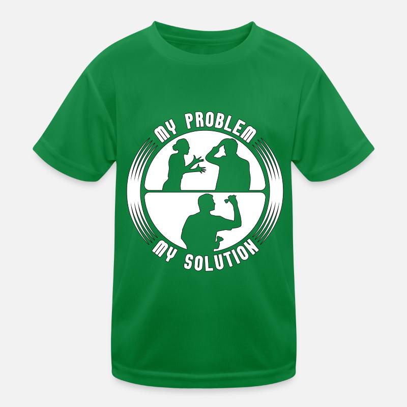 Dart Player My Problem My Solution Pictogram Dad Kinder Funktions-T-Shirt
