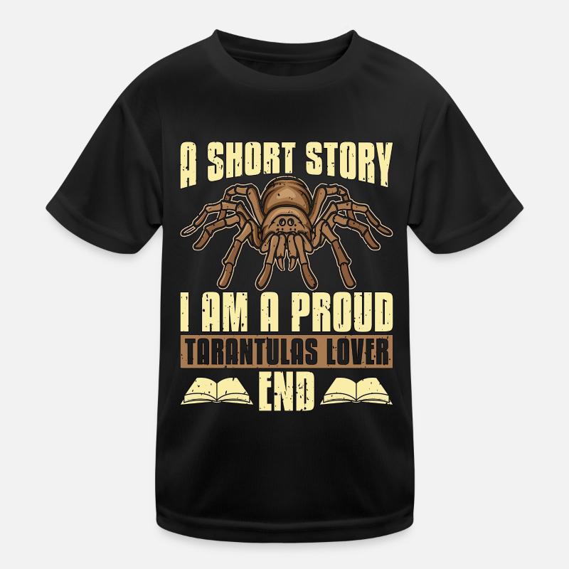 Tarantula's Lover A Short Story Tarantula Breeder Kids Functional T-Shirt