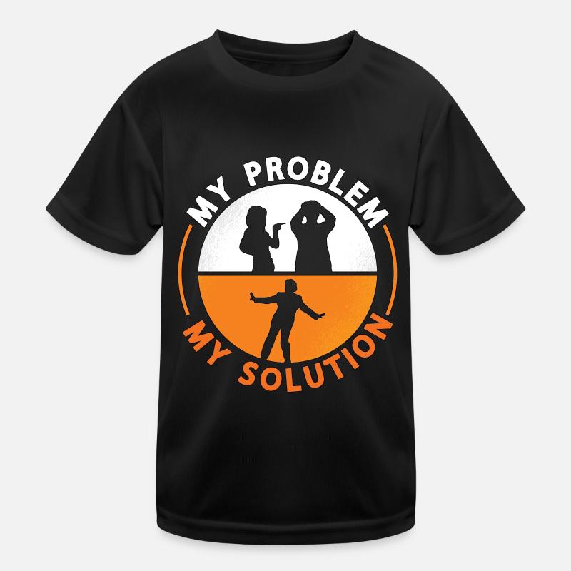 Tap Dancer My Problem My Solution Pictogram Dad Kids Functional T-Shirt
