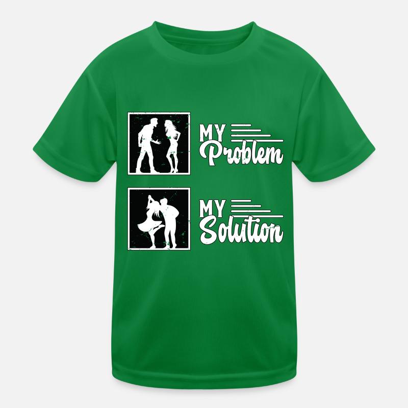 Swing Dancer My Problem My Solution Pictogram Mom Kinder Funktions-T-Shirt