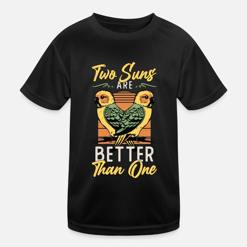 Conure Deux soleils valent mieux qu’un soleil Conure T-shirt sport Enfant
