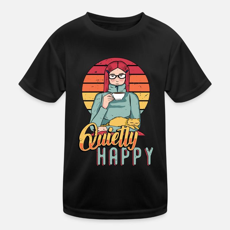 Introvert Quietly Happy Introverted Introversion Kinder Funktions-T-Shirt