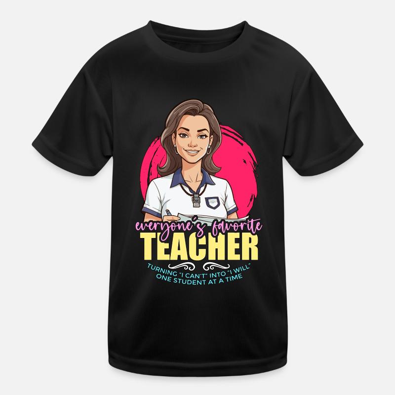 P.E Instructor Everyone's Favorite Gym Instructor Kids Functional T-Shirt