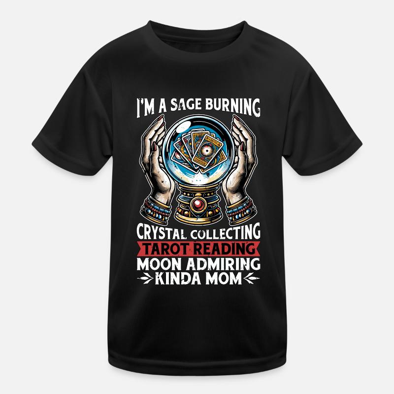 Tarot Reading I'm A Sage Burning Fortune Telling Kids Functional T-Shirt