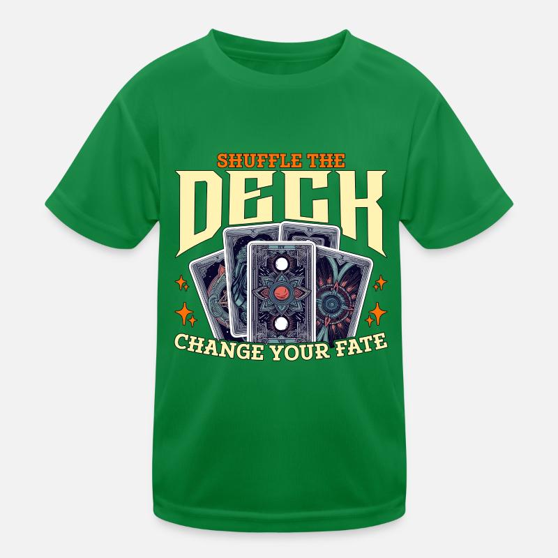 Tarot Lecture Shuffle The Deck Carte de tarot psychique T-shirt sport Enfant