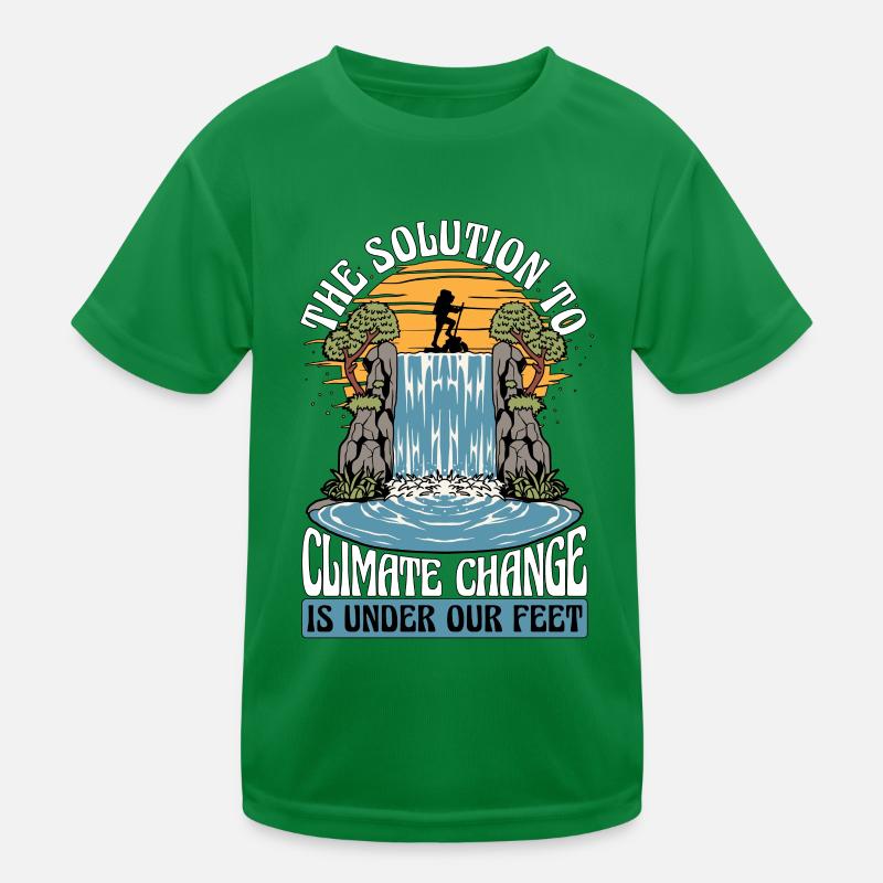 Environmental Scientist The Solution Agriculturist Kids Functional T-Shirt