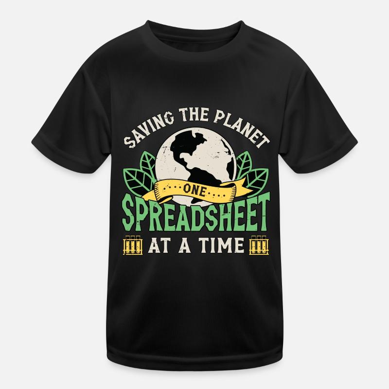 Environmental Science Saving The Environmentalist Kids Functional T-Shirt