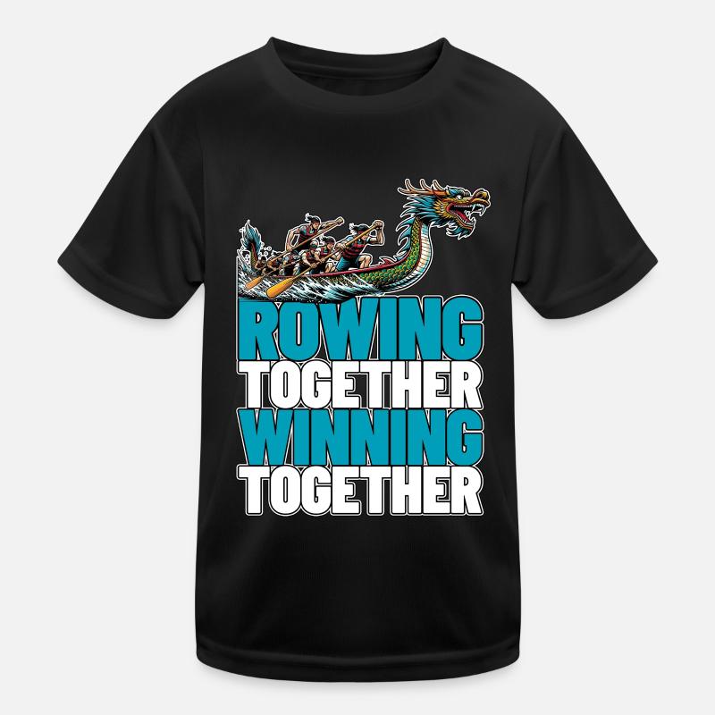 Dragon Boating Ramer ensemble Pagayer Gagner T-shirt sport Enfant