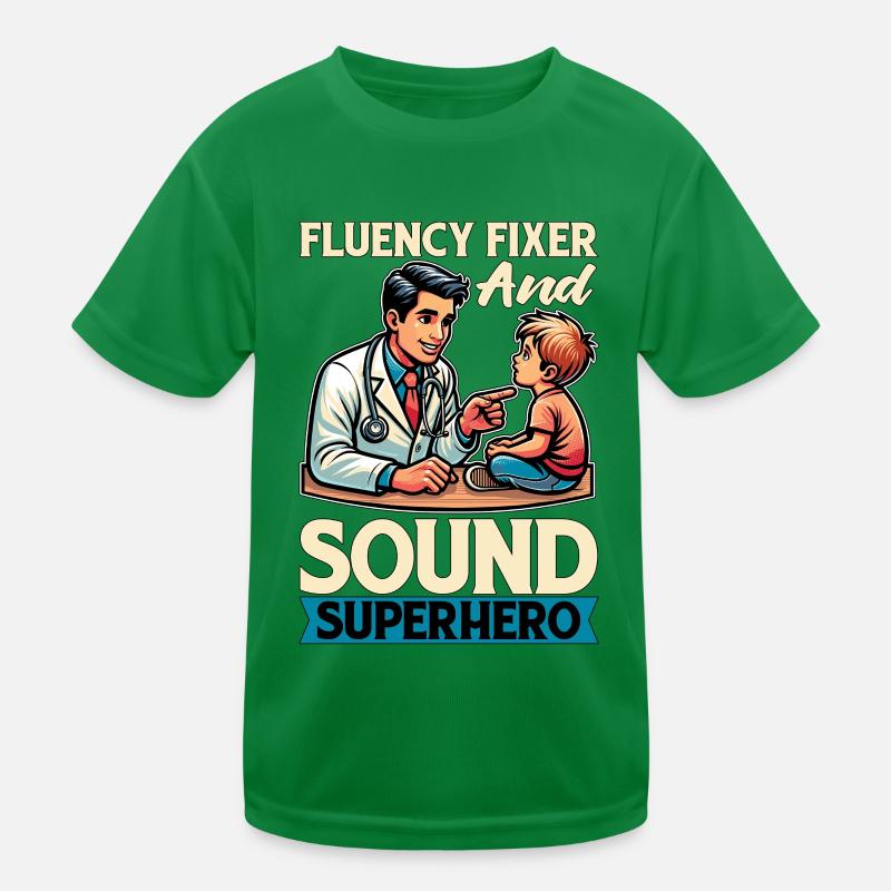 Orthophonie Fixeur De Fluidité Et Pathologiste Du Son T-shirt sport Enfant