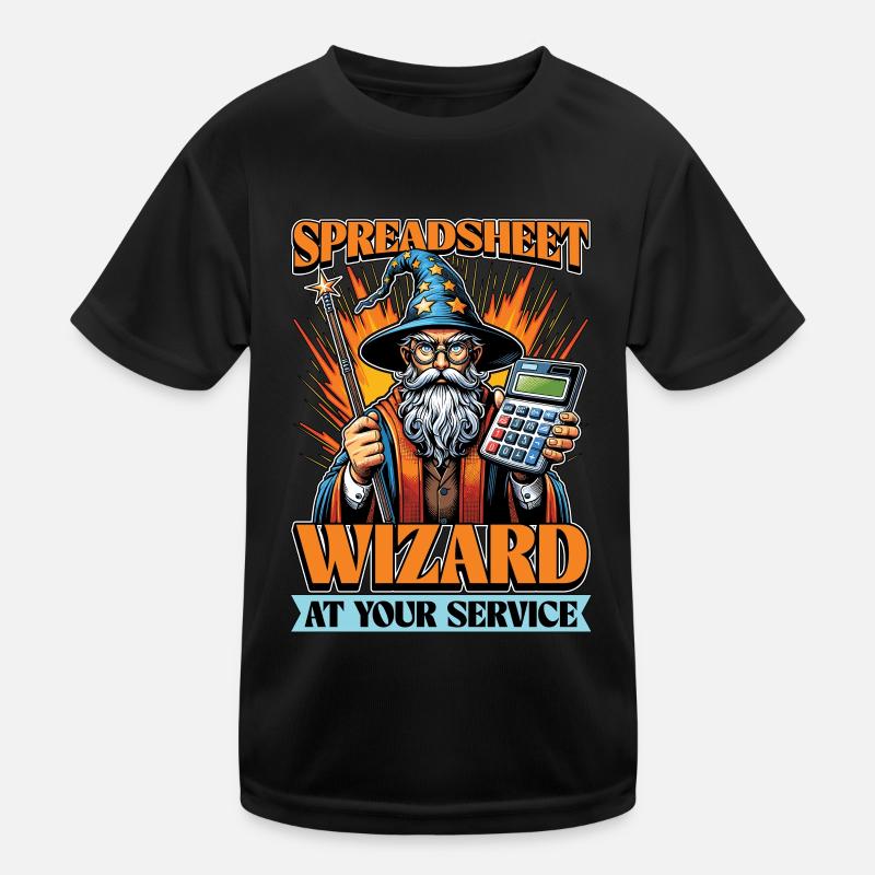 Comptabilité Tableur Assistant Comptable Vérificateur T-shirt sport Enfant