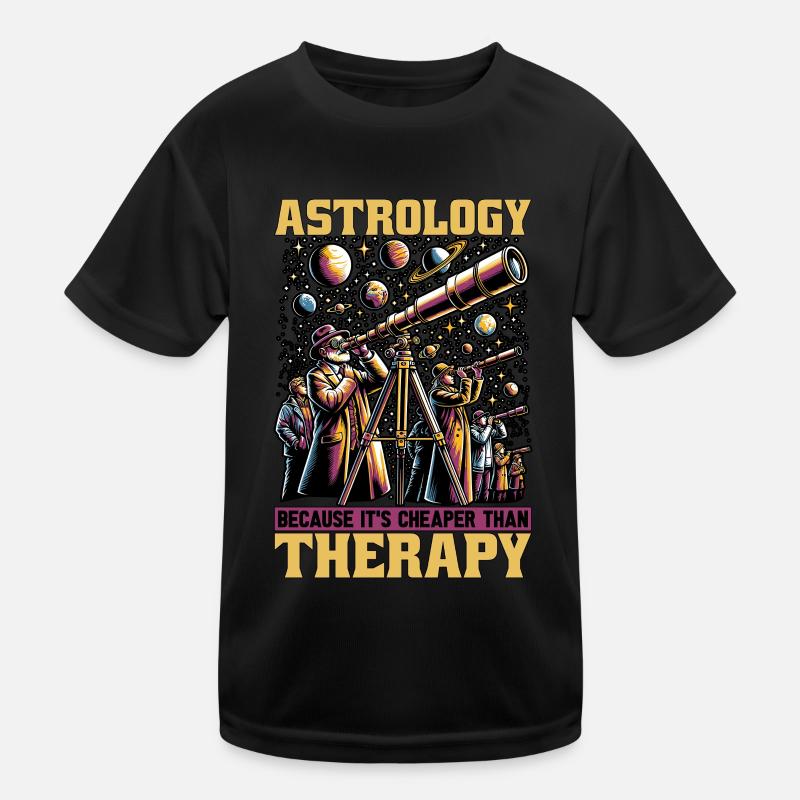 Astrology Because It's Cheaper Fortune Telling Kids Functional T-Shirt