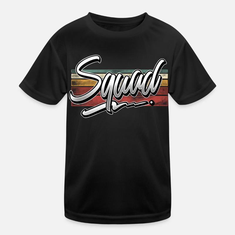 Squad Kinder Funktions-T-Shirt
