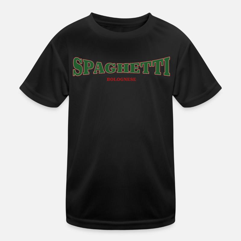 Spaghetti Bolognese Kinder Funktions-T-Shirt