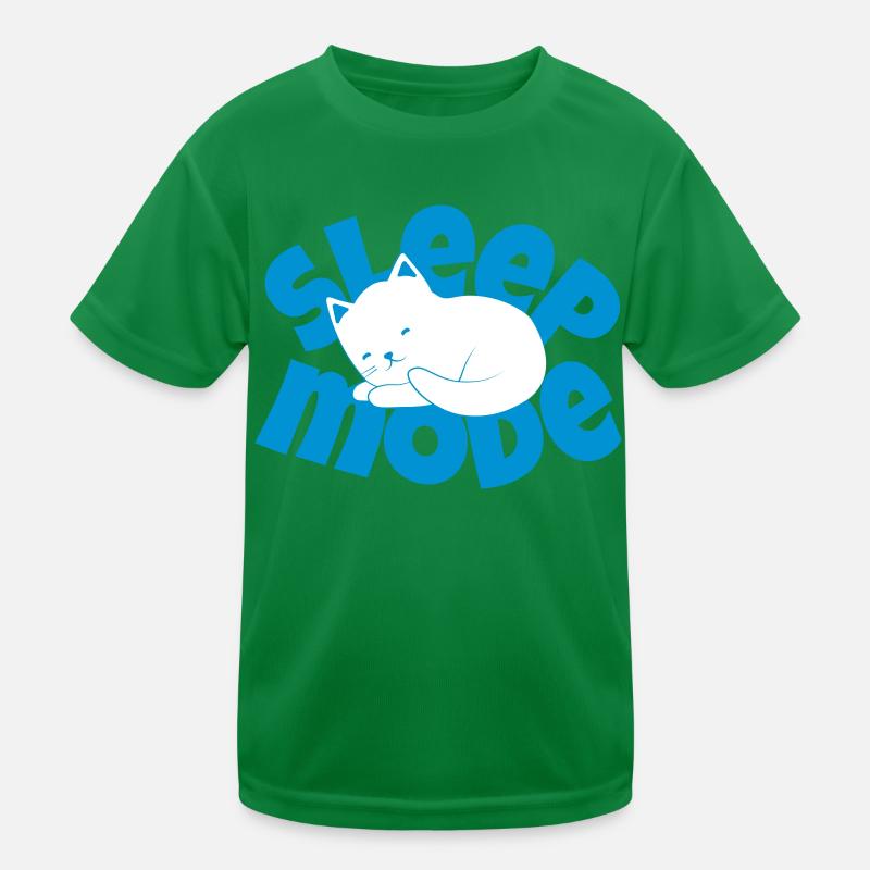 CAT SLEEP MODE Kids Functional T-Shirt