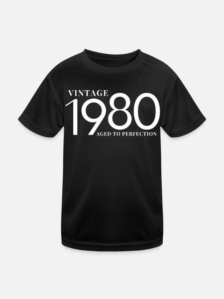 Légende de 1980 - T-shirt sport Enfant - noir - Devant