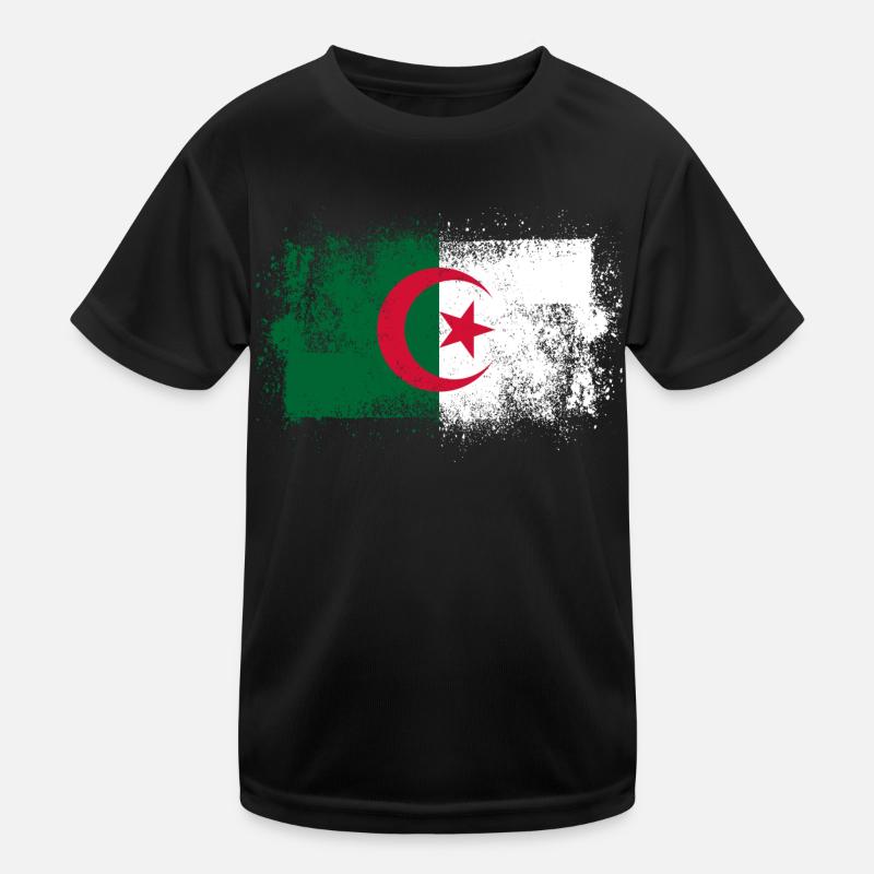 Algeria Kids Functional T-Shirt