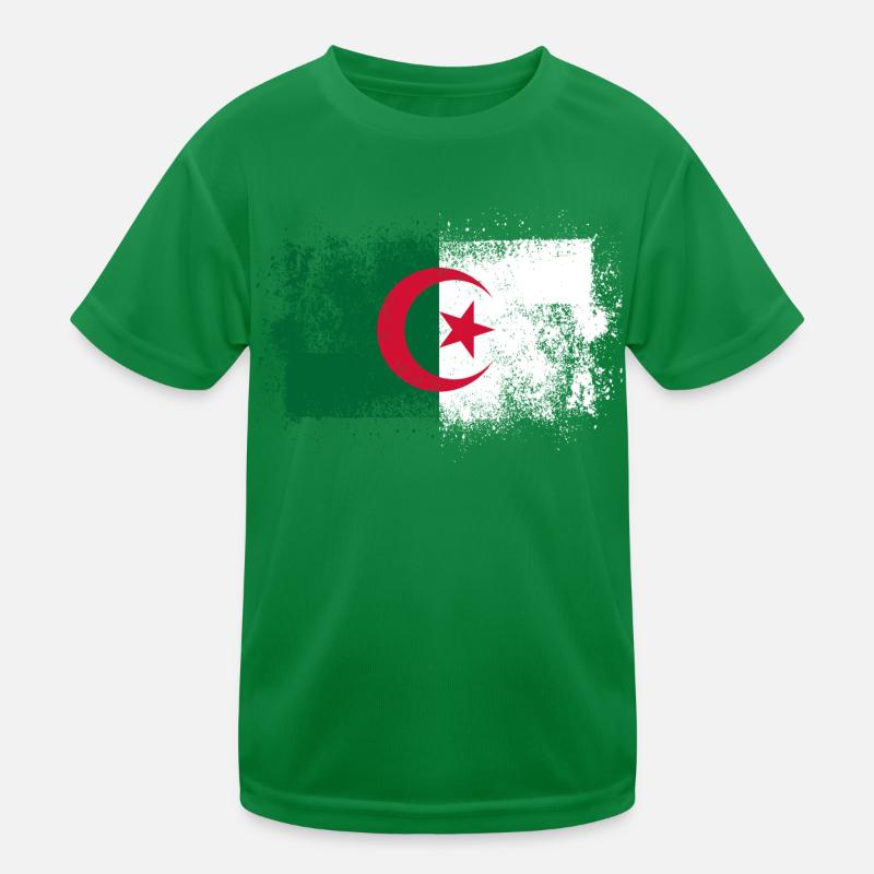 Algerien Kinder Funktions-T-Shirt