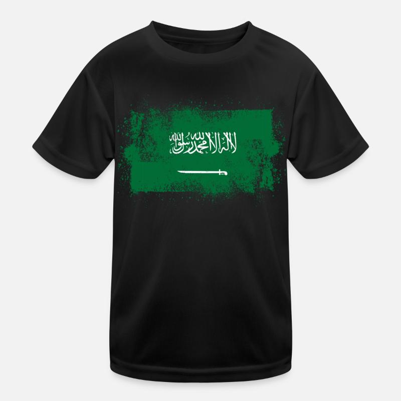 Saudi-Arabien Kinder Funktions-T-Shirt
