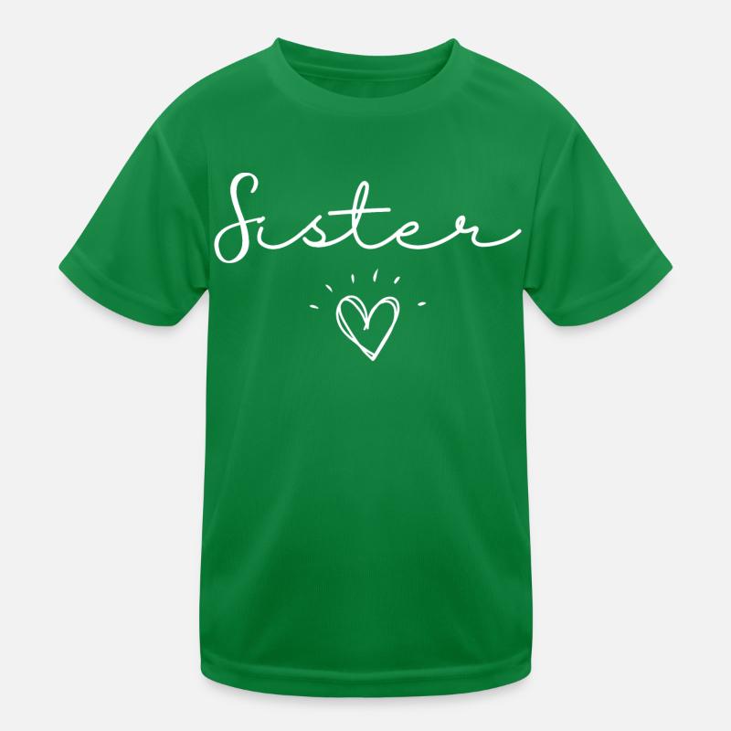 Schwester Kinder Funktions-T-Shirt
