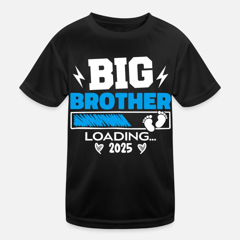 Big Brother Loading 2025 wird zu Big Brother - Kinder Funktions-T-Shirt - Schwarz