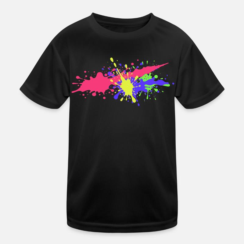 Tendance du design des éclaboussures T-shirt sport Enfant