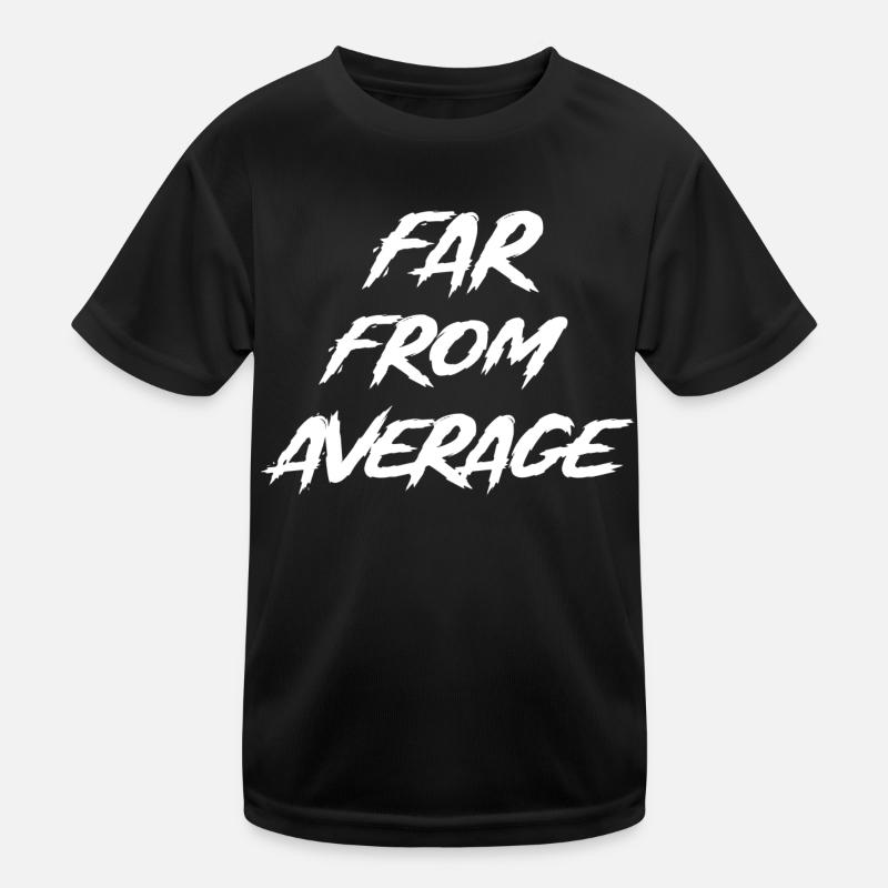 Far From Average Kids Functional T-Shirt