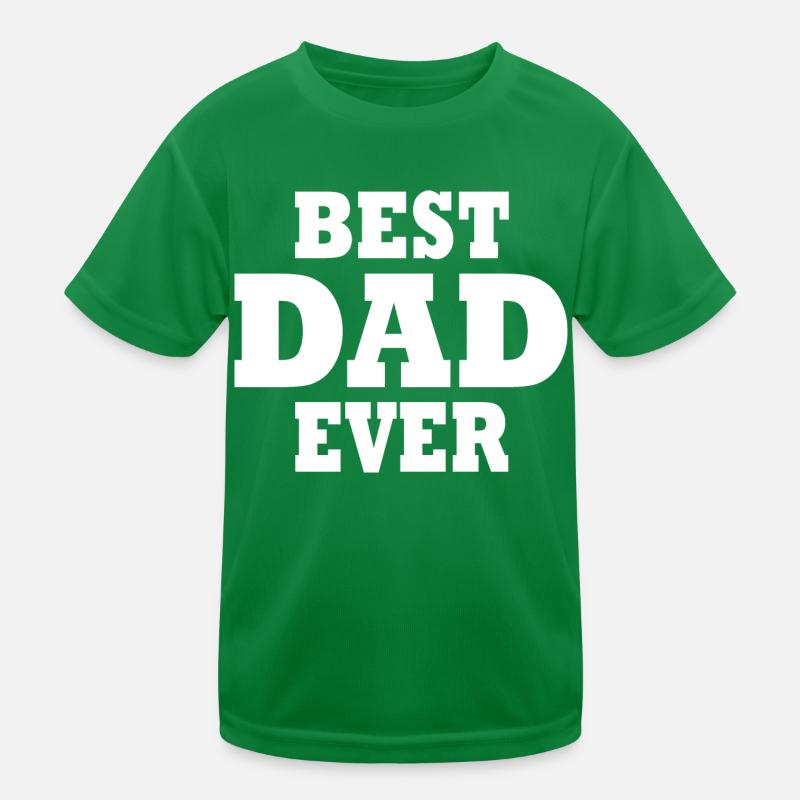 Best dad ever T-shirt sport Enfant
