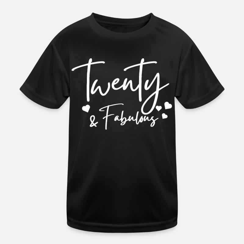 zwanzig fabelhaft Kinder Funktions-T-Shirt