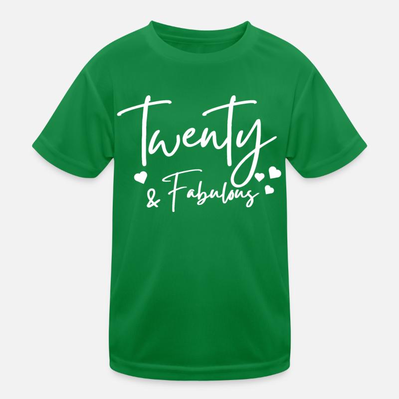 zwanzig fabelhaft Kinder Funktions-T-Shirt