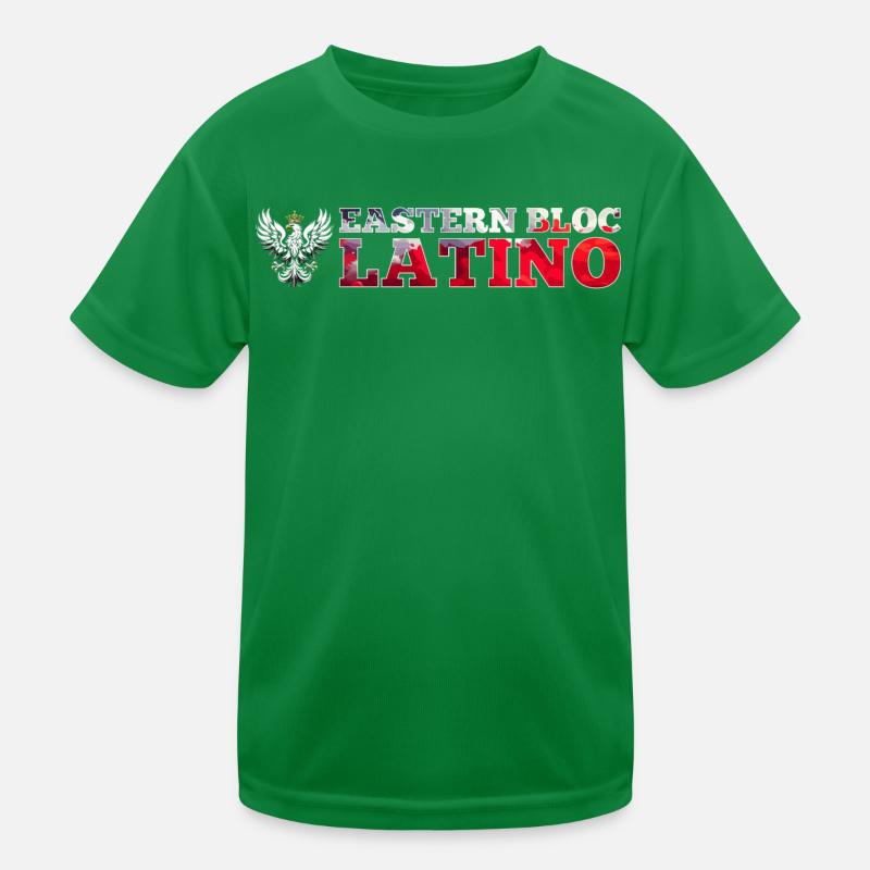 Eastern Bloc Latino Pole Poland White Eagle Gift Kids Functional T-Shirt