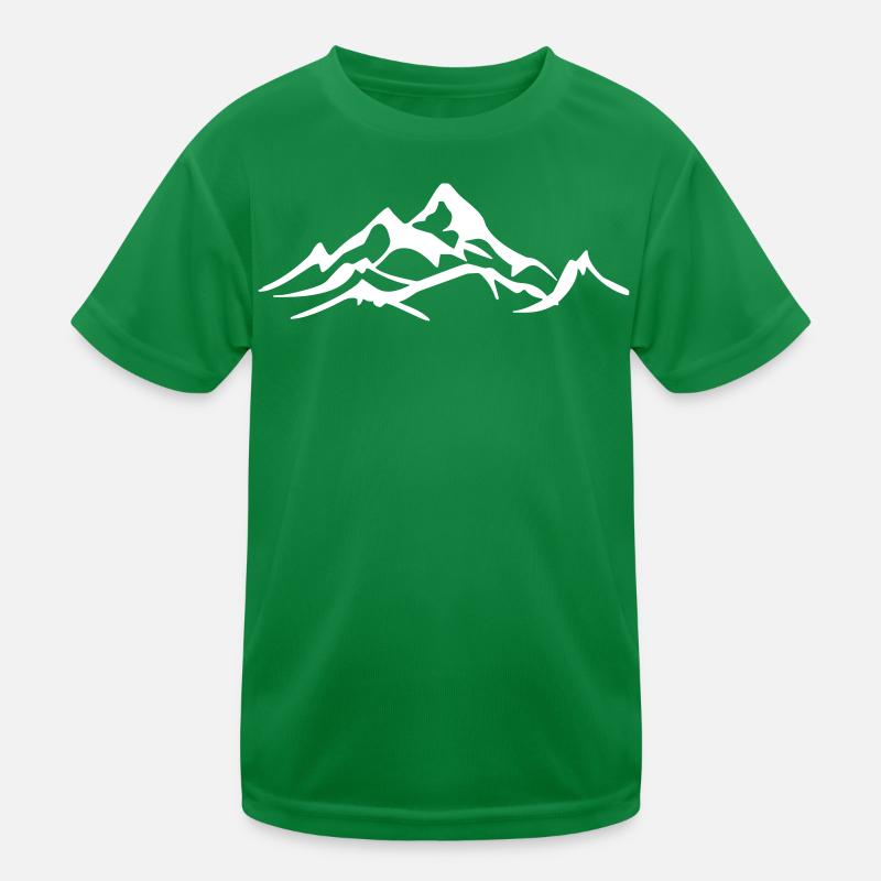 Berge Kinder Funktions-T-Shirt