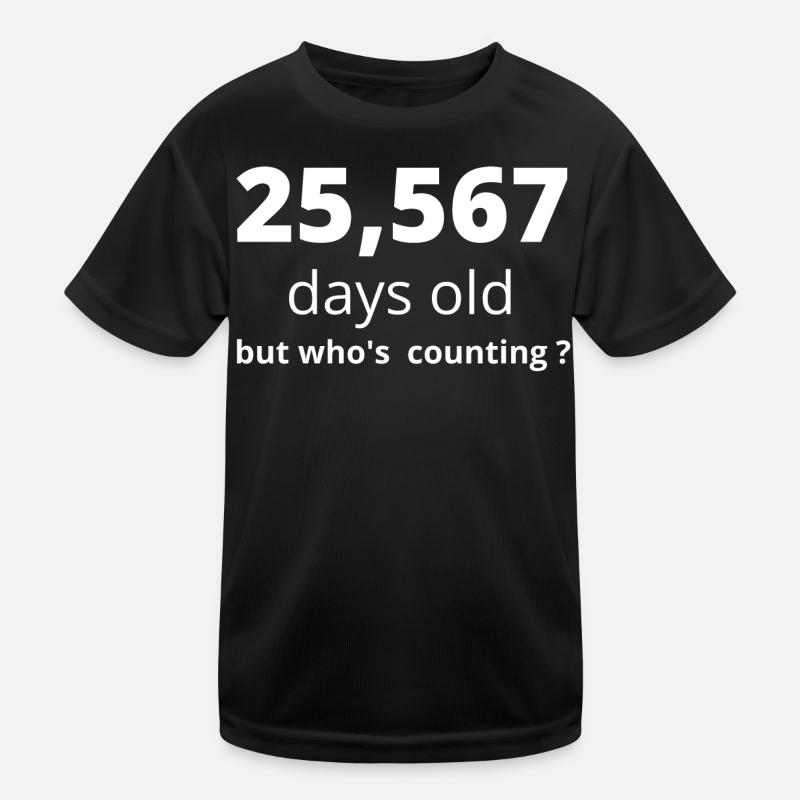 70th birthday Kids Functional T-Shirt