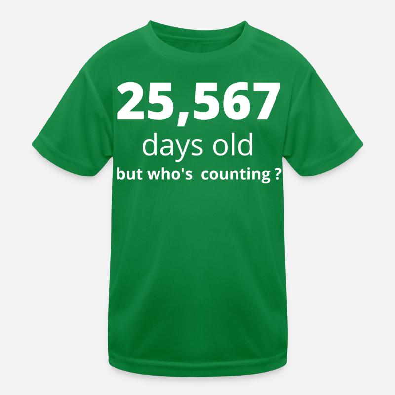 70. Geburtstag Kinder Funktions-T-Shirt