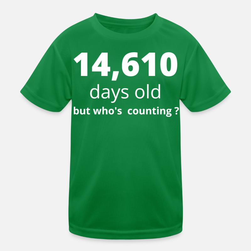 40e anniversaire T-shirt sport Enfant