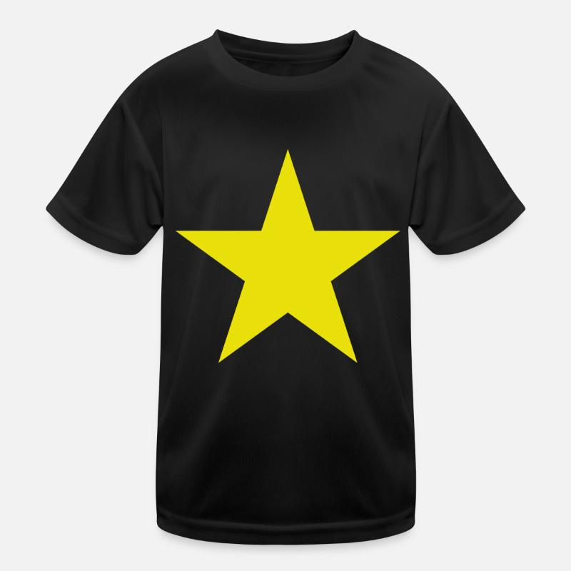yellow star, yellow star Kids Functional T-Shirt